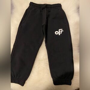 Authentic kids Off-white sweatpants size 4 excellent condition